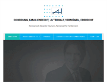 Tablet Screenshot of familien-u-erbrecht.de